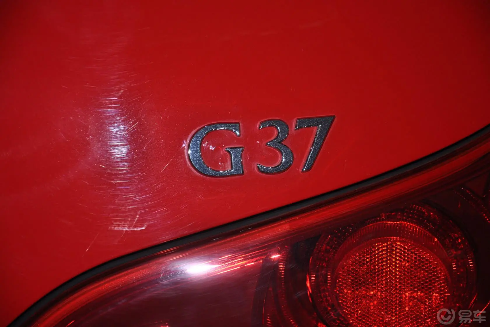 英菲尼迪G系37 Convertible 红木版尾标