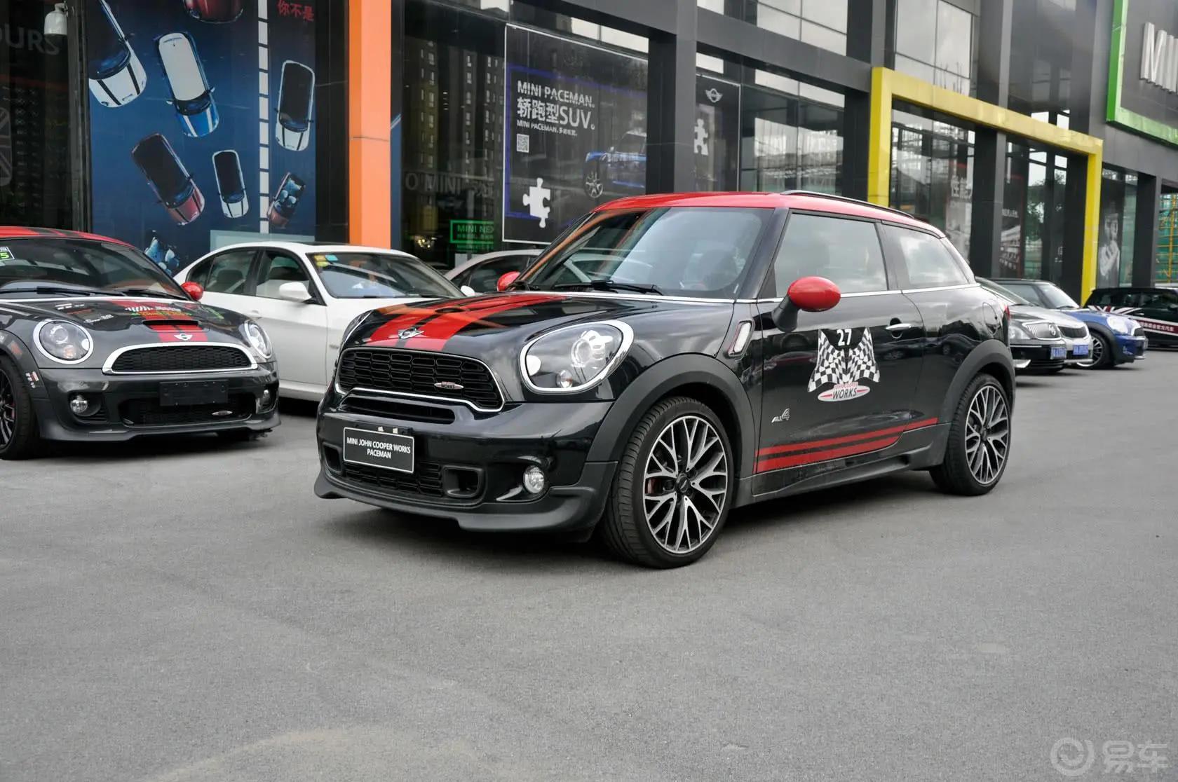 MINI JCW PACEMAN1.6T JCW ALL 4侧前45度车头向左水平