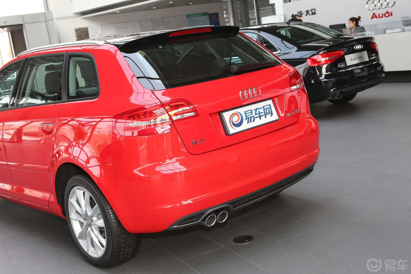 奥迪A3(进口)Sportback 30 TFSI 豪华型车尾局部