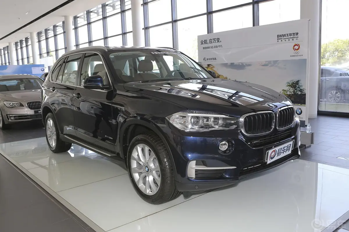 宝马X5(进口)xDrive35i 领先型侧前45度车头向右水平