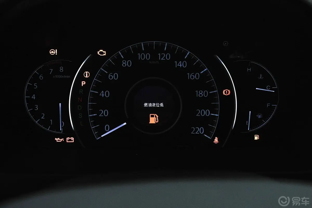 本田CR-V2.4L 两驱 豪华版仪表盘背光显示