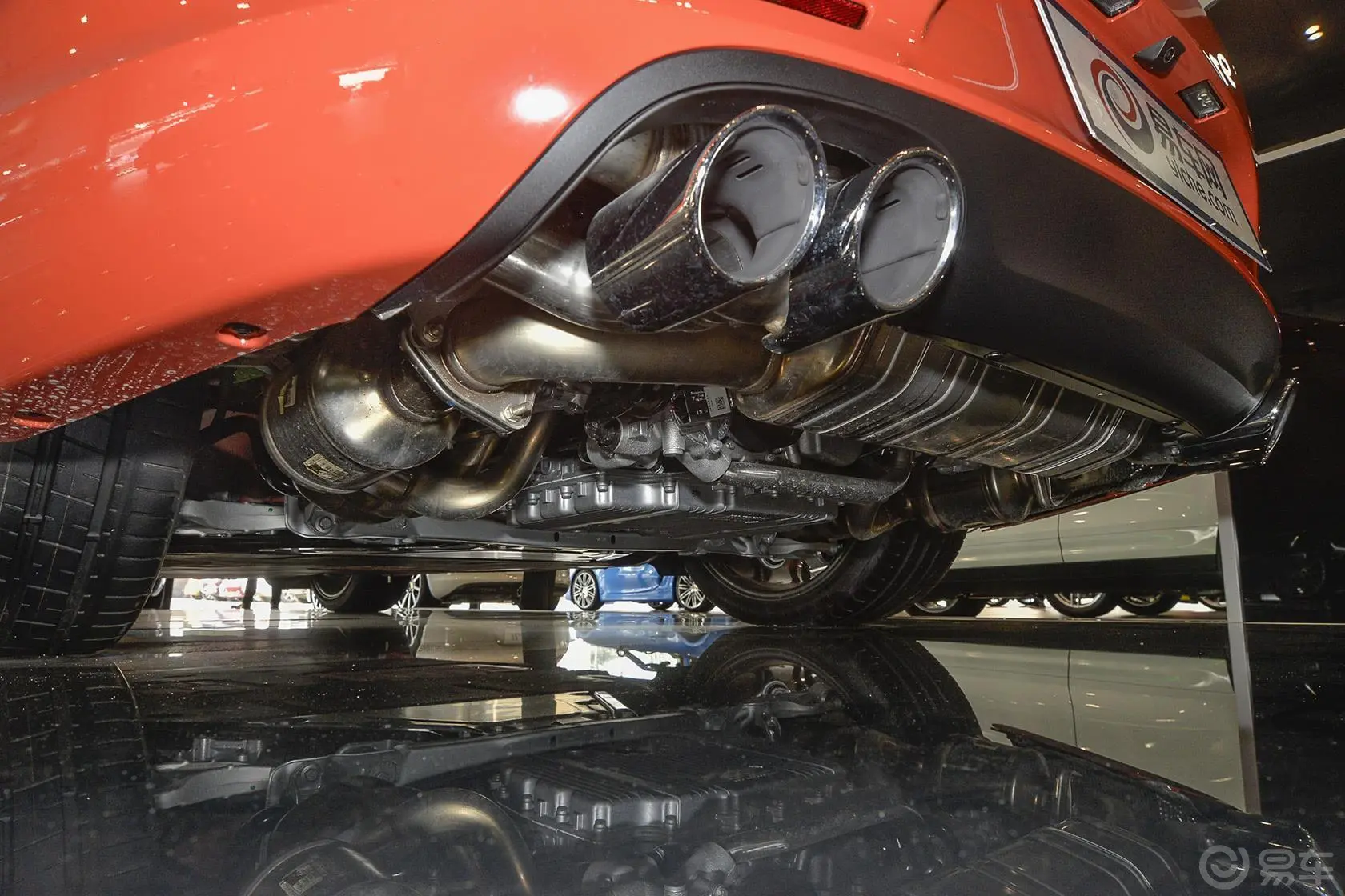 保时捷911Carrera Cabriolet 3.4L Style Edition排气管（排气管装饰罩）