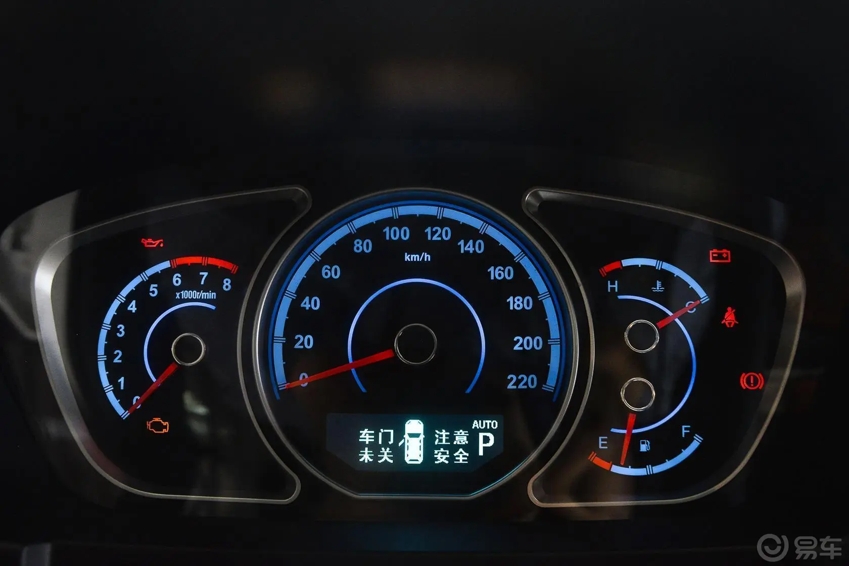 海马S71.8T 自动 纵骋型仪表盘背光显示