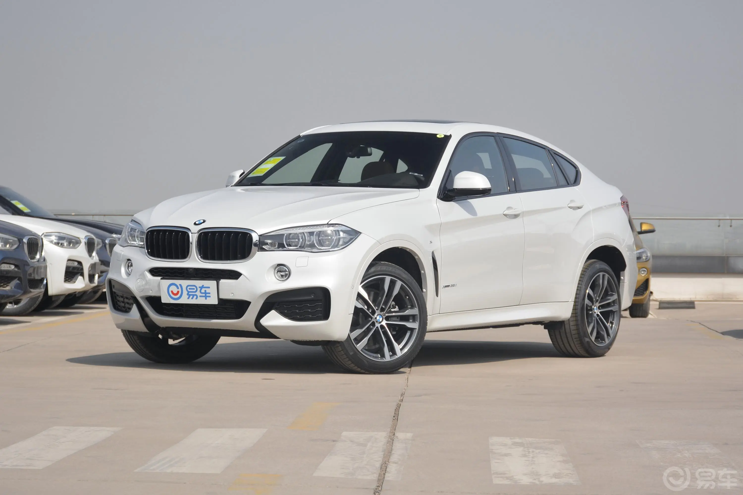 宝马X6xDrive35i 尊享版M运动套装侧前45度车头向左水平