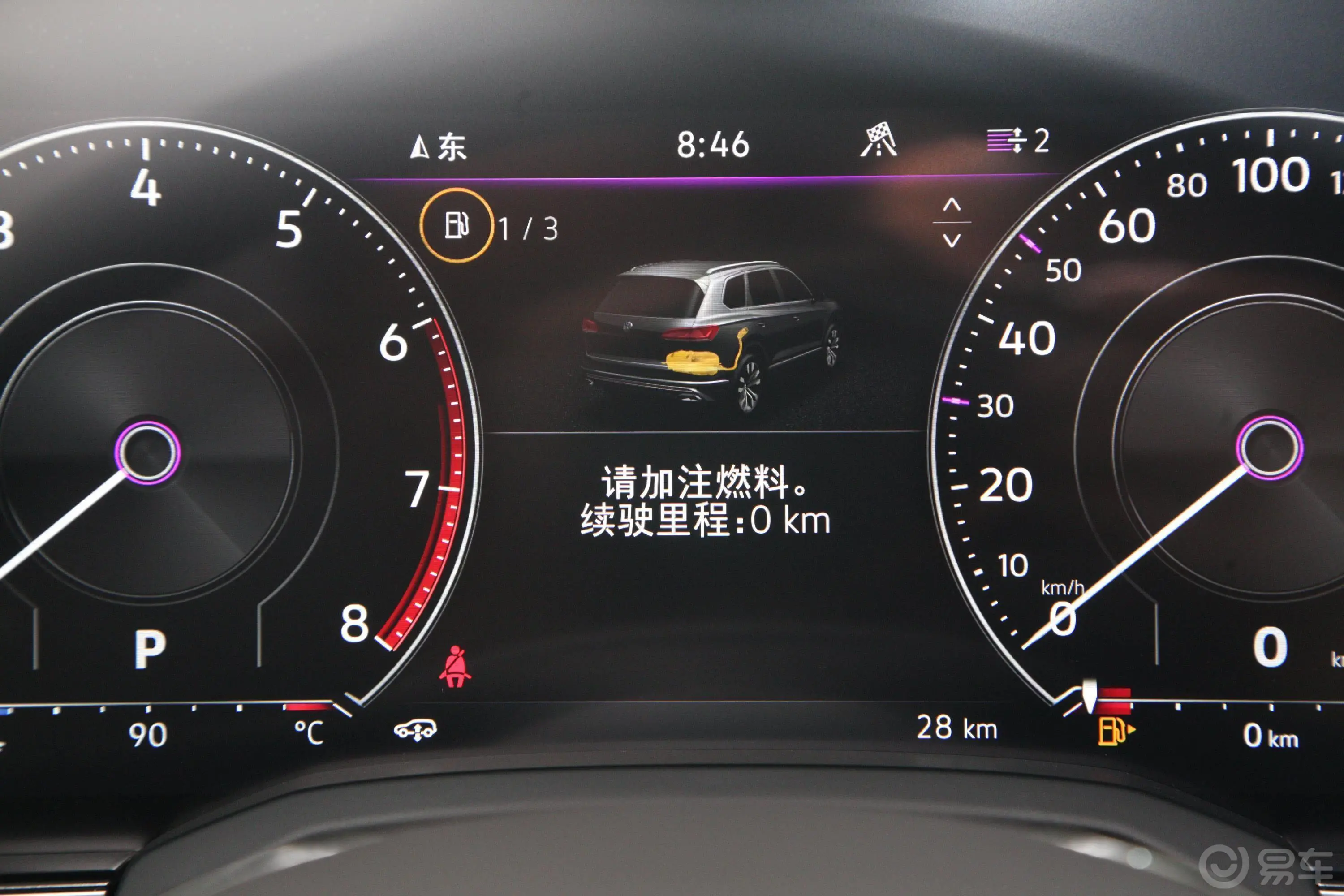 途锐3.0TSI 锐锋版 国V内饰