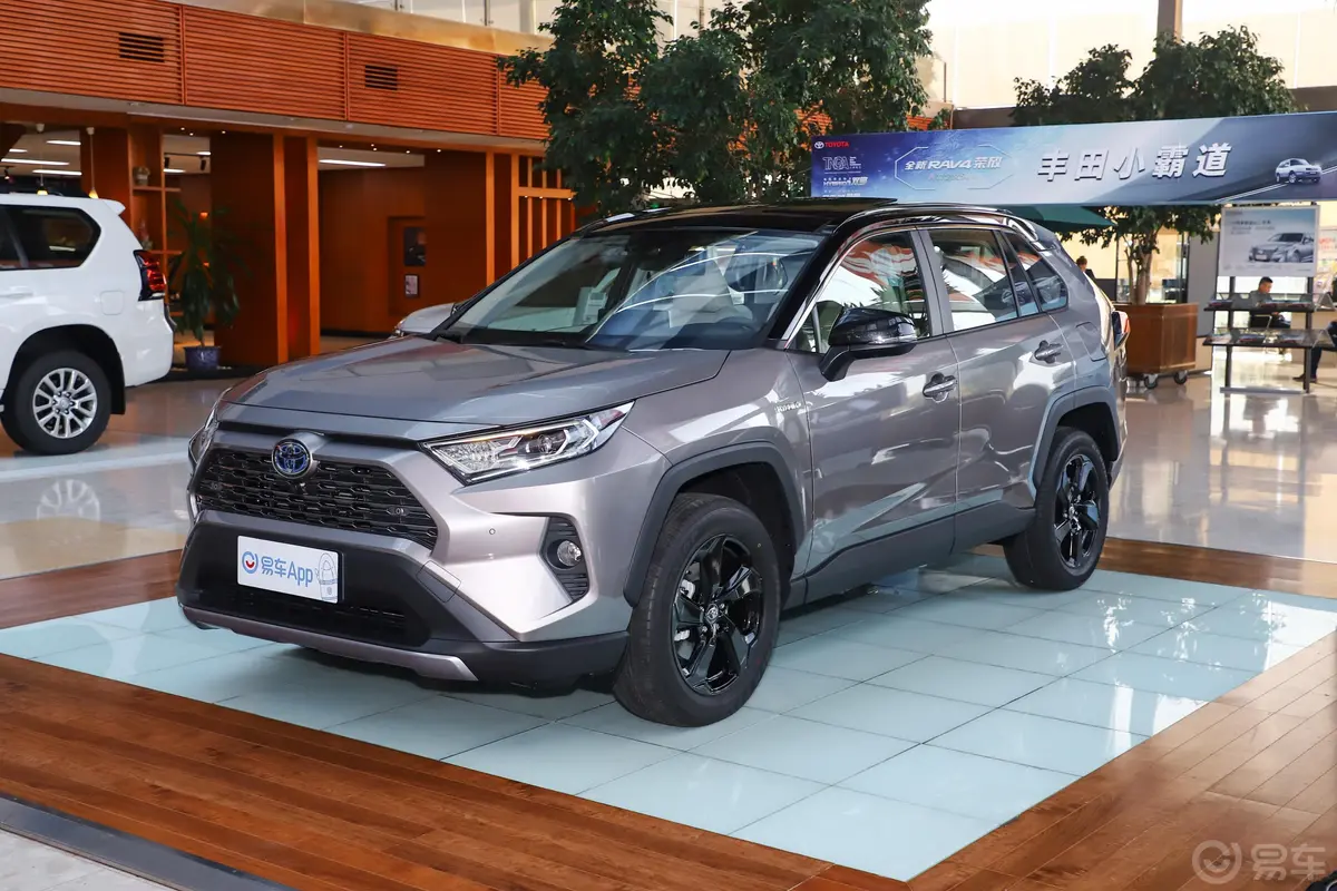 RAV4荣放双擎 2.5L E-CVT 四驱 旗舰版侧前45度车头向左水平