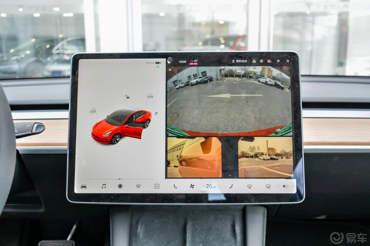 Model 3标准续航后驱升级版内饰