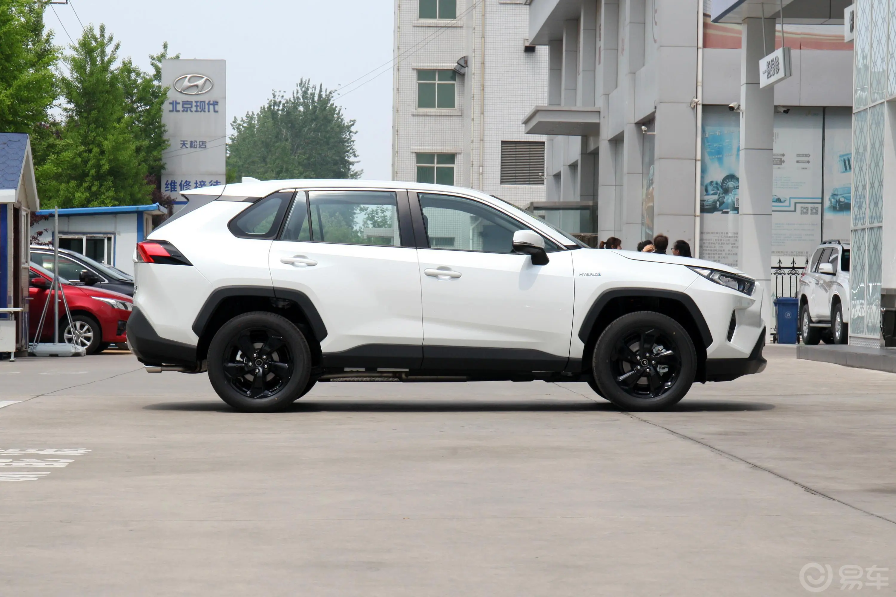 RAV4荣放双擎 2.5L E-CVT 四驱 精英Plus版正侧车头向右水平