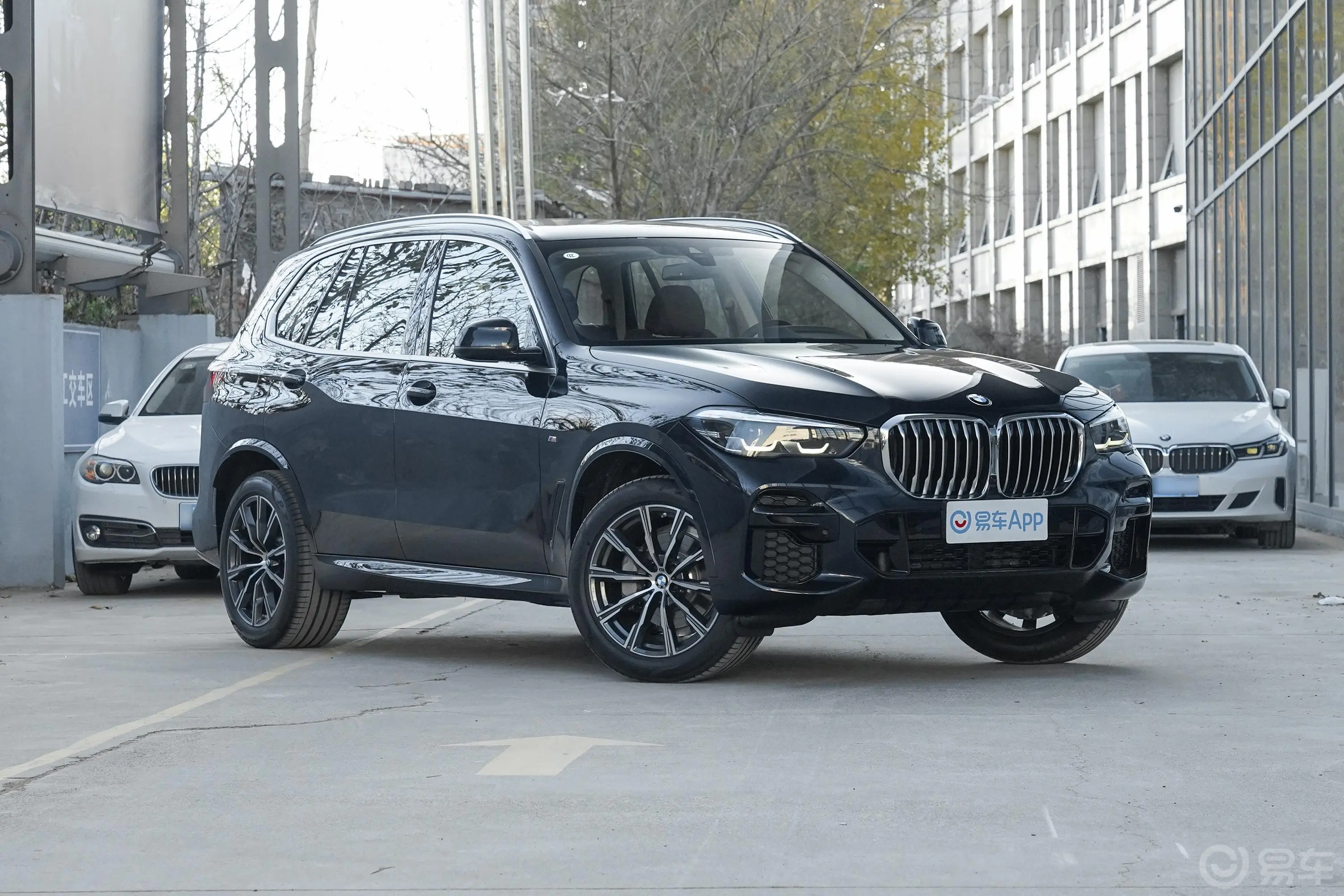 宝马X5(进口)xDrive30i M运动套装侧前45度车头向右水平