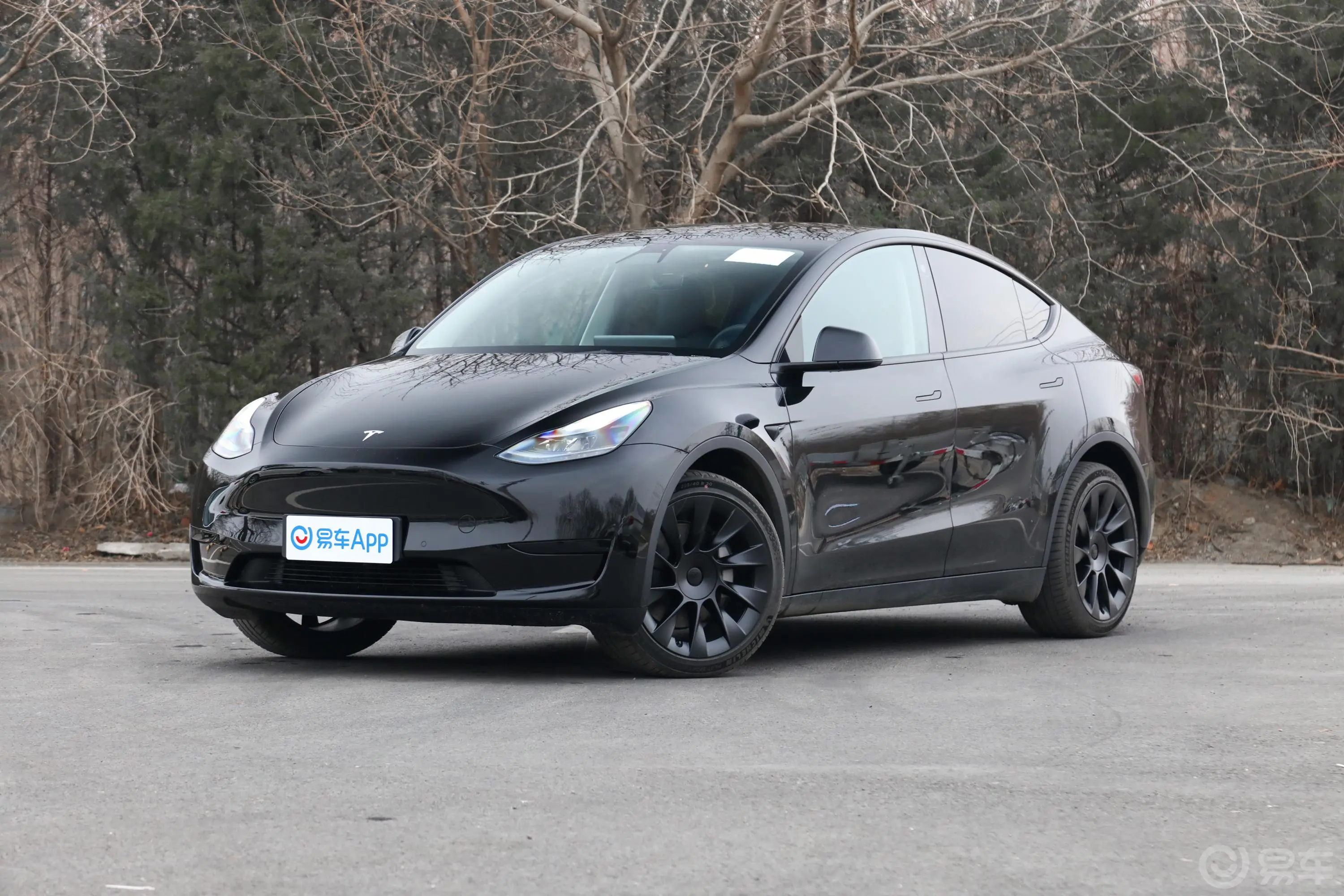 Model Y545km 后轮驱动版侧前45度车头向左水平