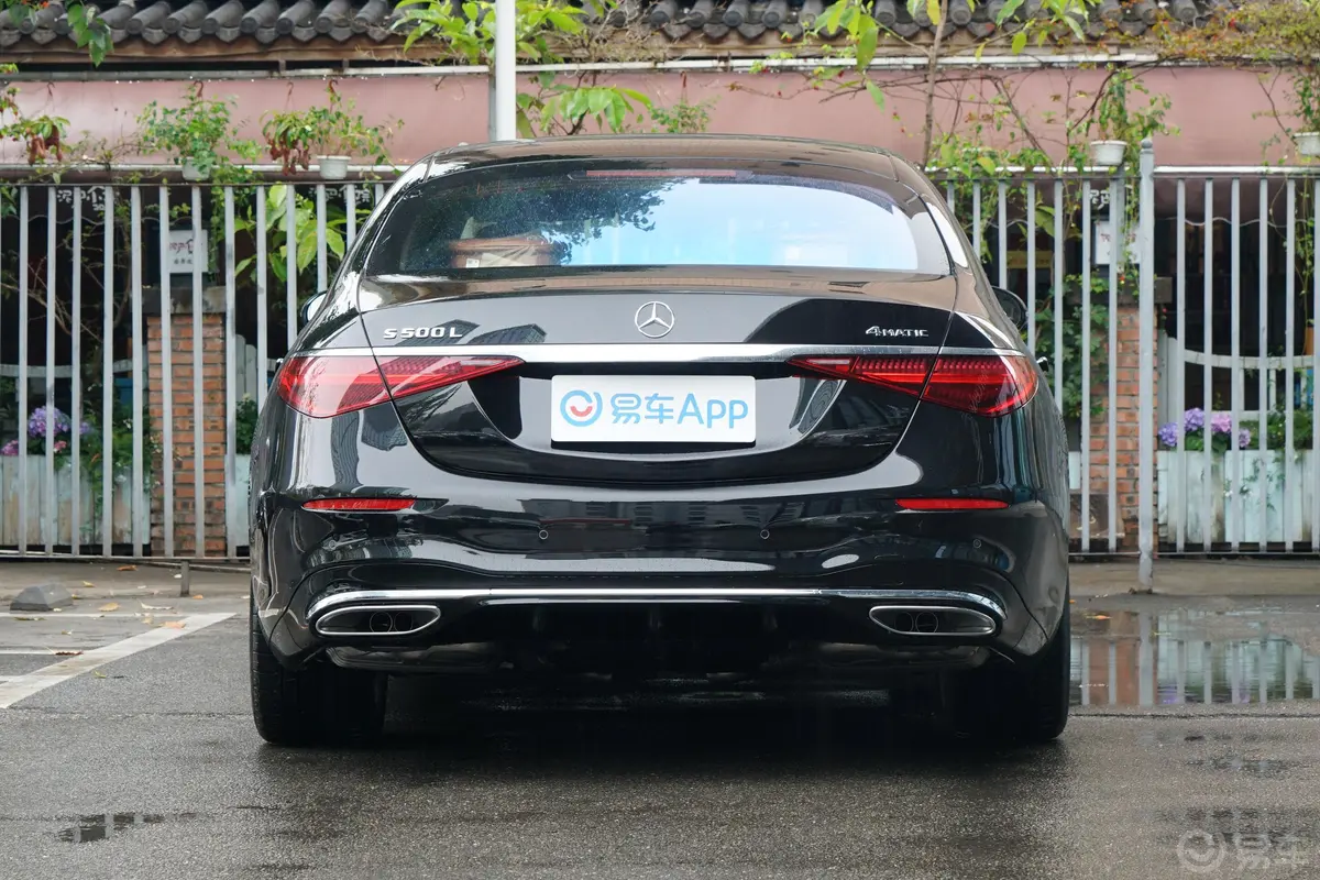 奔驰S级改款 S 500 L 4MATIC正后水平