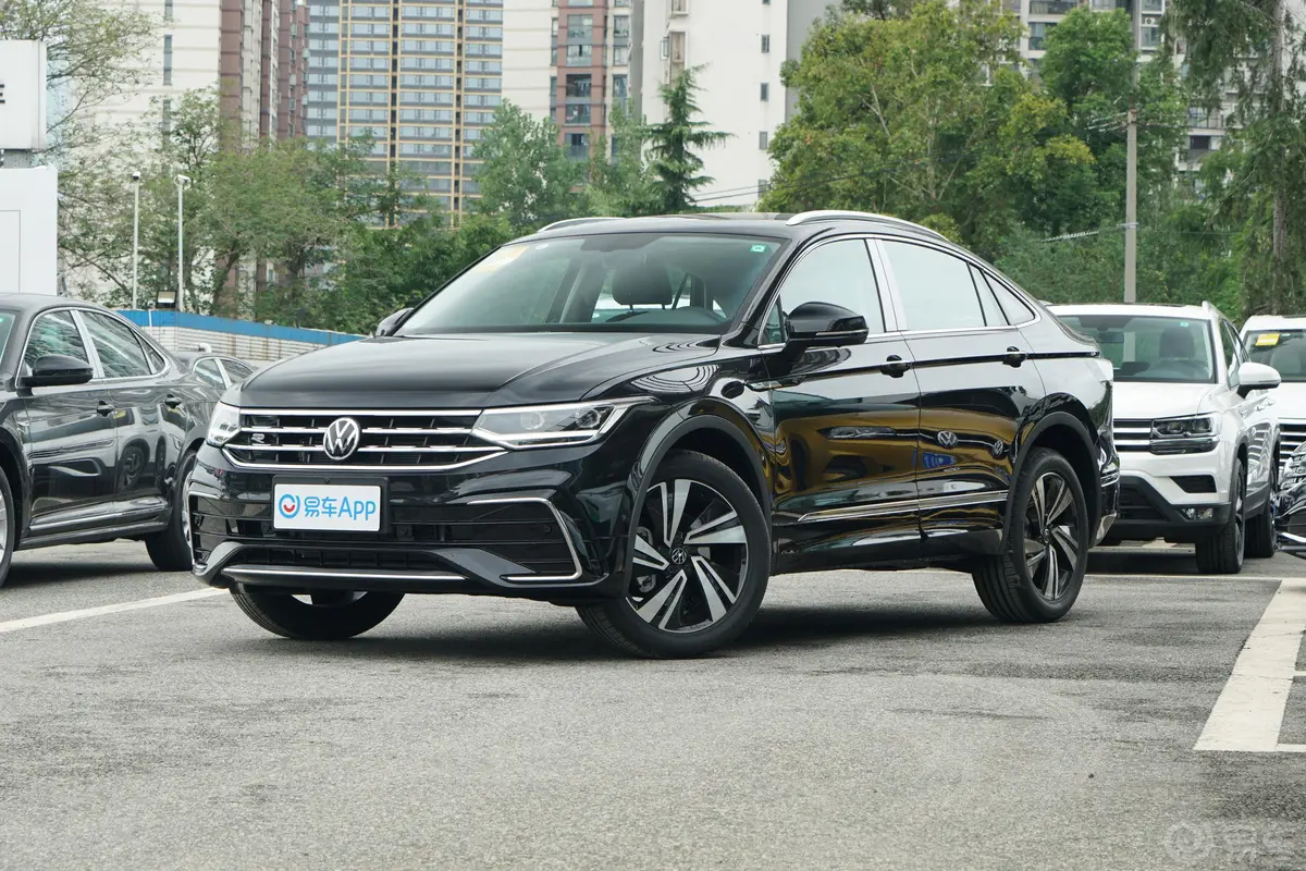 途观X330TSI 两驱旗舰版侧前45度车头向左水平