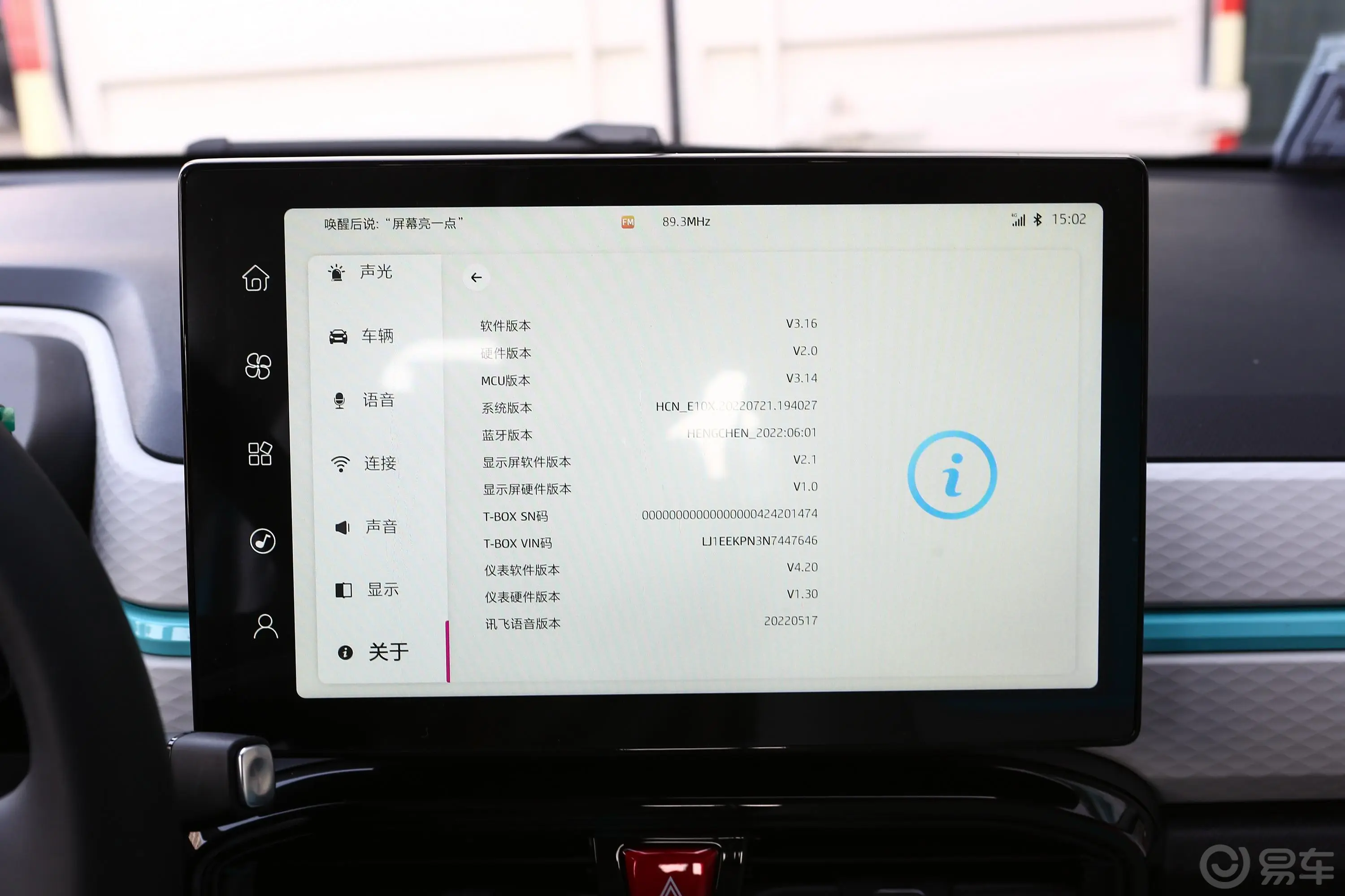 花仙子周年款 301km 向日葵 45kW 5座车机