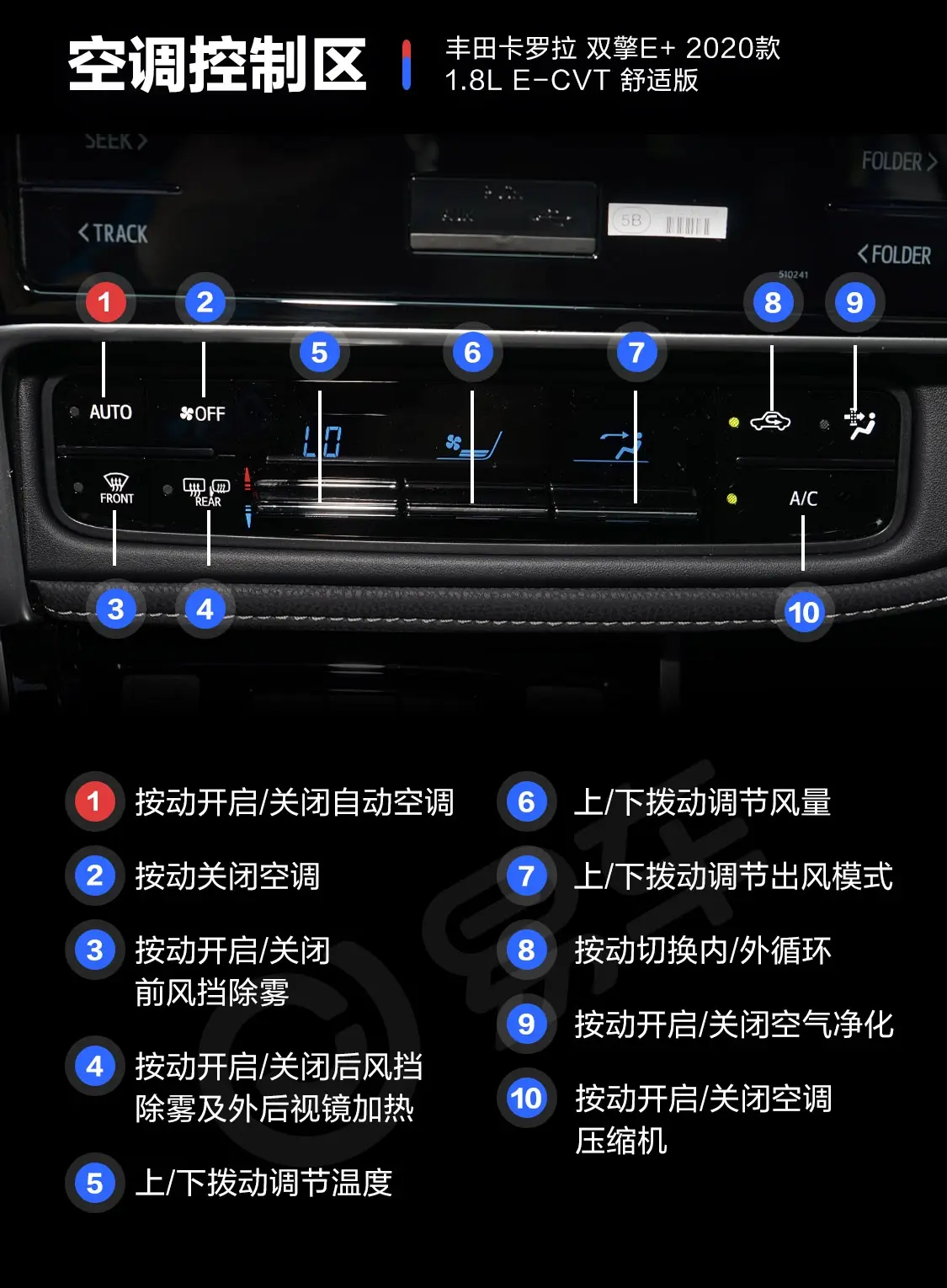 卡罗拉 双擎E+1.8L E-CVT 舒适版