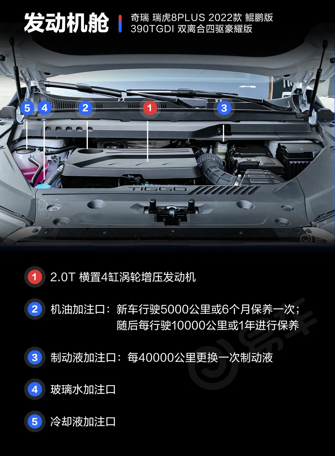 瑞虎8 PLUS鲲鹏版 390TGDI 双离合四驱豪耀版