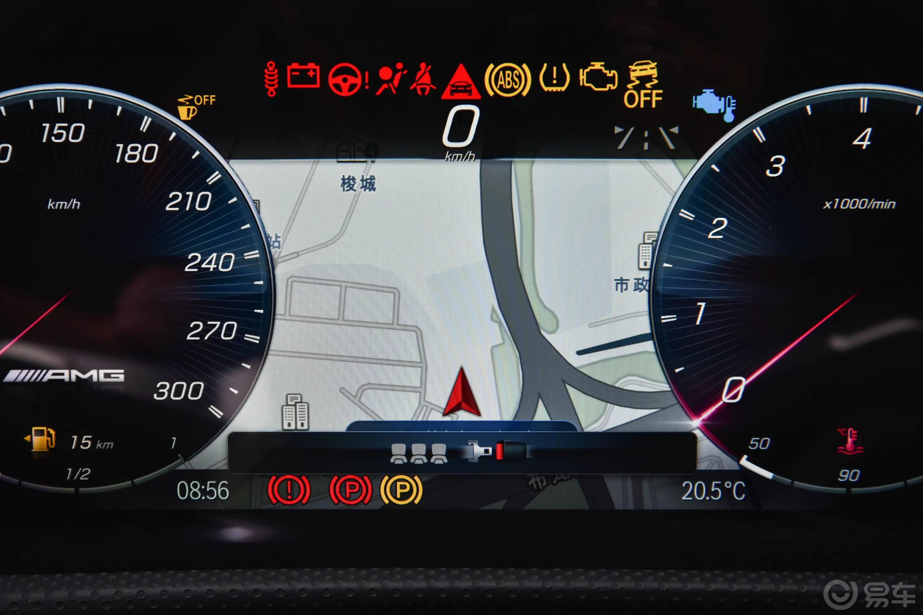 奔驰CLA级 AMGAMG CLA 45 S 4MATIC+主驾驶位