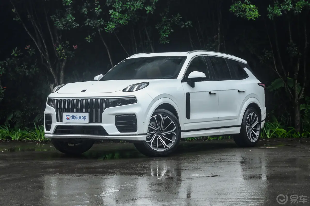 领克09MHEV 2.0TD T5 自动四驱全球版 7座侧前45度车头向左水平