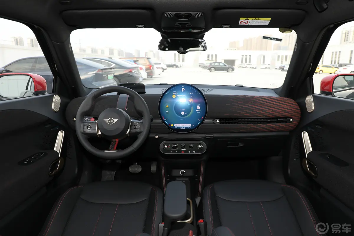 电动MINI JCW ACEMAN406km JOHN COOPER WORKS内饰全景正拍