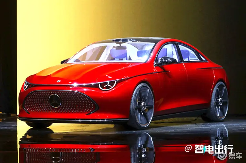 奔驰CLA概念车中国首发搭下一代车机 配800V超充-图1